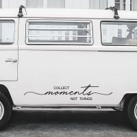 【CC】 Moments Not Things Car Decals And Rv Motorhome Camper Trailer Vinyl Decoration Parts Styling