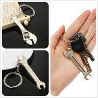 1x โลหะรถประแจรูปพวงกุญแจเปลี่ยนประแจพวงกุญแจ KeyringFor ผู้ชายผู้หญิง Keyfob เครื่องมือ