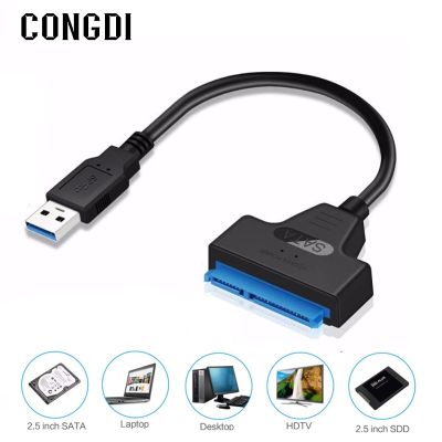USB 3.0 To Type C Sata Cable Adapter Computer Accessories External SSD HDD Hard Drive 22 Pin Sata III For Laptop Support 2.5Inch