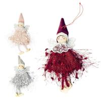 Angel Christmas Ornaments Creative and Cute Angel Doll Pendant Exquisite Fairy Dolls Decorations for Christmas Tree and Holiday Party Holiday Gift fashionable