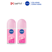 Bộ 2 Lăn Ngăn Mùi NIVEA Pearl & Beauty Chiết Xuất Ngọc Trai 50 ml - 98500
