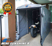 โรงจอดรถสำเร็จรูป CARSBRELLA รุ่น MINI SUNSHINE B สำหรับจอดรถมอเตอร์ไซค์ขนาดเล็ก