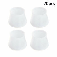 HONG 20pcs Silicon Chair Leg Floor Protectors Socks Table Feet Pad Floor Protectors