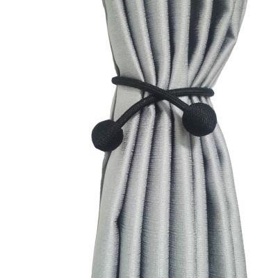 【LZ】 Magnetic Ball Curtain Tiebacks Tie Rope Accessory Rods Accessoires Backs Holdbacks Buckle Clips Hook Holder Home Decor
