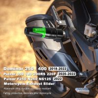 รถจักรยานยนต์เลื่อนไอเสียสำหรับ Bajaj Dominar 250 400พัลซาร์200RS 150 180F 220F F250 N250 NS125 2018-2021 2022ฝาครอบป้องกันการตก