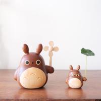 น้ำมันหอมระเหย mini รถแห้งการ์ตูนดอกไม้จัดดอกไม้ Totoro ของตกแต่งตั้งโต๊ะน่ารัก