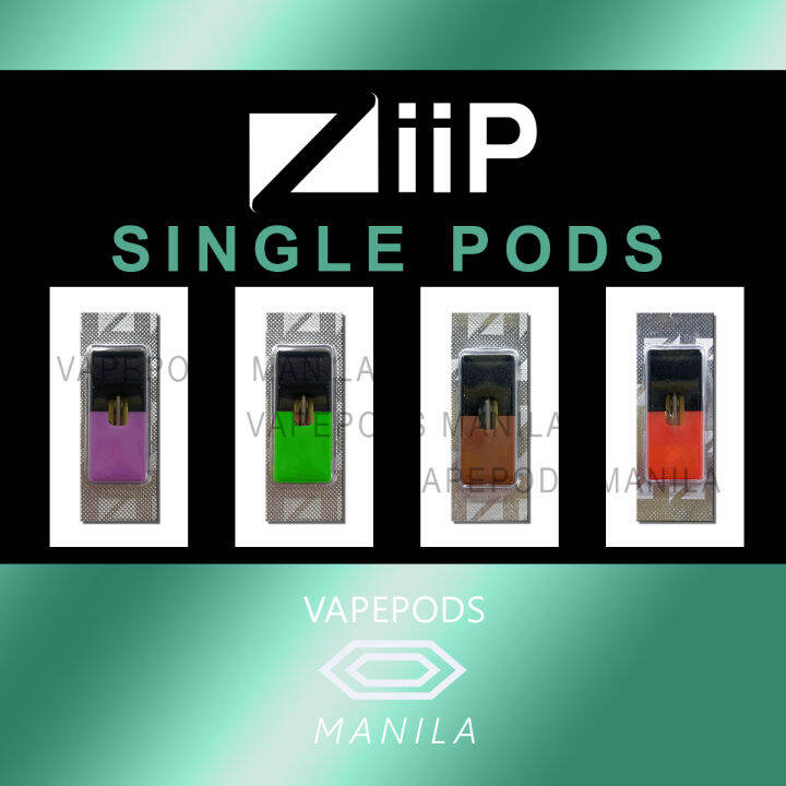 ZiiP Single Pods 5 JUUL & ZiiP Device Compatible & Authentic Lazada PH