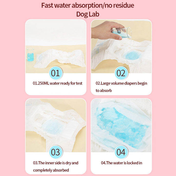 Supplies Dog Diapers Super Absorbent Female Dog Menstruation Pads Puppy