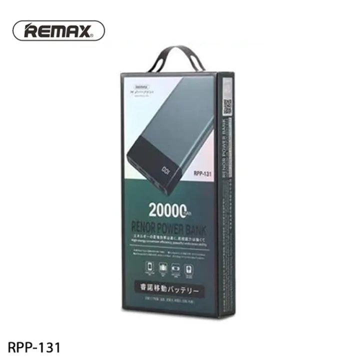 REMAX RPP-131 PowerBank Battery 20000mAh RENOR POWER BANK Dual 2A ...