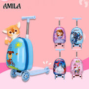 AMILA Vali Xe Đẩy Ván Trượt Cho Trẻ Em Vali Trượt Ván 15 Inch Xe Scooter