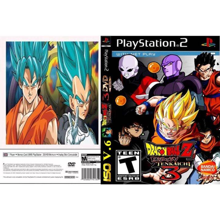 แผ่นเกมส์ Ps2 Dragon Ball Z Budokai Tenkaichi 3 Iso Canon V6 คุณภาพ ส่งไว Th