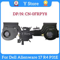 Y Store ใหม่สำหรับ Alienware 17 R4 P31E แล็ปท็อปพัดลมระบายความร้อนหม้อน้ำฮีทซิงค์0FRPY8 frpy 8 AT1QB00BZC0 Fast Ship