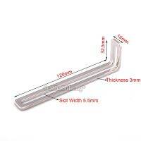 ร้อน50ชิ้น32.5X120x16mm L เฟอร์นิเจอร์เสริมเบรซเข้ามุม3มมหนาอุปกรณ์ติดตั้งเชื่อมต่อกรอบกระดานที่ยึดที่รองรับชั้นวางของ