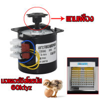 ส่งจากไทย?มอเตอร์ซิงโครนัส 60ktyz มอเตอร์14W แม่เหล็กไฟฟ้าถาวร(แถมเฟือง?) AC 220โวลต์ ความเร็ว2.5r/นาที