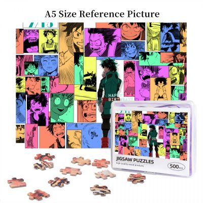 My Hero Academia (7) Wooden Jigsaw Puzzle 500 Pieces Educational Toy Painting Art Decor Decompression toys 500pcs
