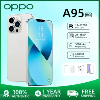 【รับประกัน 1 ปี】ของแท้100% โทรศัพท์มือถือ OPP0 A95 7.5นิ้ว รองรับ2ซิม Smartphone 4G/5G โทรศัพท์ แกะ12GB รอม512GB โทรศัพท์ราคาถูก 5G โทรศัพท์ Android โทรศัพท์ถูกๆ รับประกัน 1ป