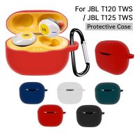 สำหรับ JBL Tune 125 TWS กรณีบลูทูธหูฟังปกซิลิโคนปรับแต่ง120 Tws กรณี T125TWS หูฟังปกคลุมด้วยตะขอสำหรับ JBL ปรับแต่ง T120 TWS