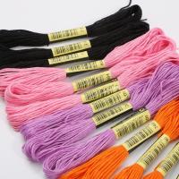 5pcs 10pcs 20pcs Randomly Color embroidery DIY Silk Line Branch Threads Similar Dmc Thread Floss Skein Cross Stitch Thread Knitting  Crochet