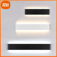 XIAOMI LED โคมไฟติดผนัง RGB Dimmable APP การควบคุมระยะไกลบลูทูธเข้ากันได้โคมไฟติดผนังสำหรับโคมไฟตกแต่งบรรยากาศ AC220V110โวลต์