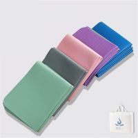 183*61 Foldable Yoga Mat TPE 4/6/8MM Anti-Slip Breathable Easy Clean Portable for Travel School Office Fitness Pilates THANKSLEE