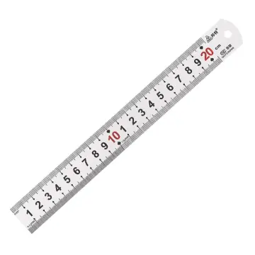 Stainless Steel Metal Straight Ruler Precision Double Sided Measuring Tool