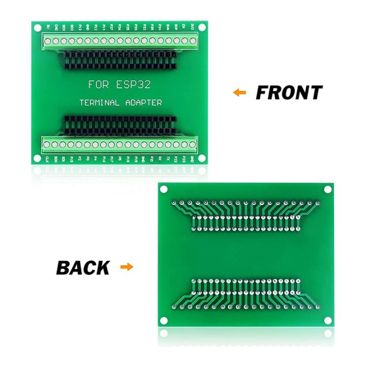 2pcs-esp32-breakout-board-gpio-1-into-2-for-38pin-narrow-version-esp32-esp-wroom-32-microcontroller-development-board