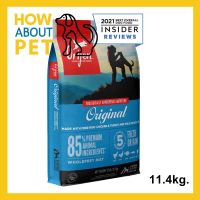 อาหารเม็ดสุนัข ORIJEN Original Dog Food สำหรับสุนัขทุกสายพันธุ์และทุกวัย 11.4กก. (1ถุง) ORIJEN Original Dog Food For All Breeds and Life Stages 11.4kg. (1bag)