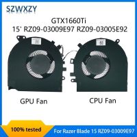 For Razer Blade 15 RZ09-03009E97 RZ09-03005E92 RZ09-0300 Laptop CPU GPU Cooling Fan GTX1660Ti DFS5K121142621 DFS501105PR0T