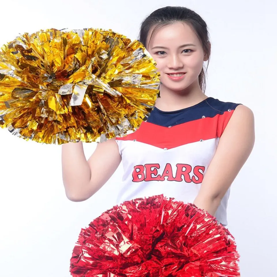 Supplies Cheerleader Pom Poms Cheerleading Cheering Ball Dance Party  Decorator