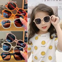 ☊❈ Childrens Sunglasses Girls Boys Sunglasses Trendy Cool Girls Baby Fashion Silicone Glasses Sunscreen Protection UV400 2022