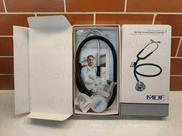 หูฟังทางการแพทย์-stethoscope-ยี่ห้อ-mdf747xp-acoustica-สีดำ-color-noirnoir-mdf747xp11