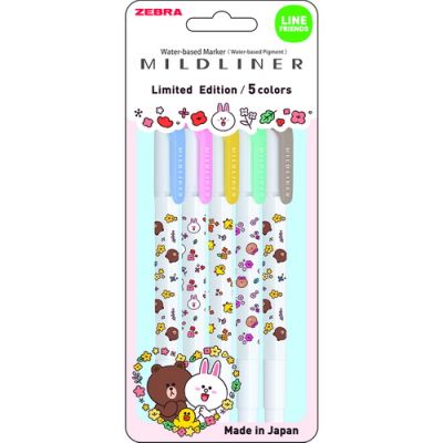 ZEBRA ซีบร้า MILDLINER LINE FRIENDS เวอร์ชั้น 2 - Limited Edition