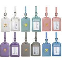 【DT】 hot  Travel Suitcase Bag Accessories Leather Luggage Tags Passport Cover ID Card Address Name Holder Label Baggage Boarding Bag Tags