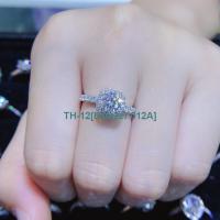 bdfszer 012A Genuine Jinliufu pt950 platinum ring female moissanite diamond ring pure platinum ring wedding ring female ring