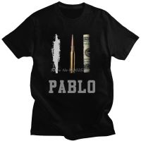 ร้อนขายใหม่ผู้ชายเสื้อยืดผ้าฝ้าย P Ablo Escobar ผสมผ้าพันคอเสื้อยืดสตรีฮิปฮอปฮาราจูกุตลกเสื้อยืดท็อปส์ที่มีคุณภาพสูงเสื้อยืด