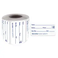 baoda 500PCS/ROLL KITCHEN Sticker ตู้เย็นตู้แช่แข็ง Food Storage date Content LABEL