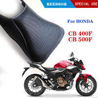 For Honda CB400F CB500F Motorcycle Cushion 4.5CM Comfortable Sponge Cushions Breathable Mesh Long Trip Riding Seat Cover