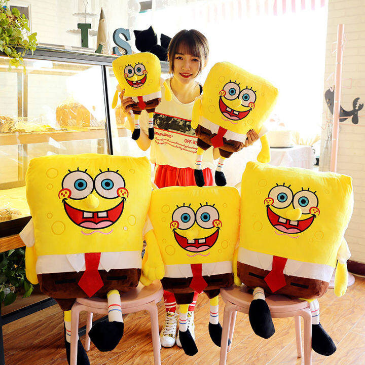 spongebob-ตุ๊กตา-pie-big-star-การ์ตูนอะนิเมะตุ๊กตาของเล่นตุ๊กตาเด็กของขวัญ-cirls-ของขวัญคริสต์มาสของขวัญวันเกิด