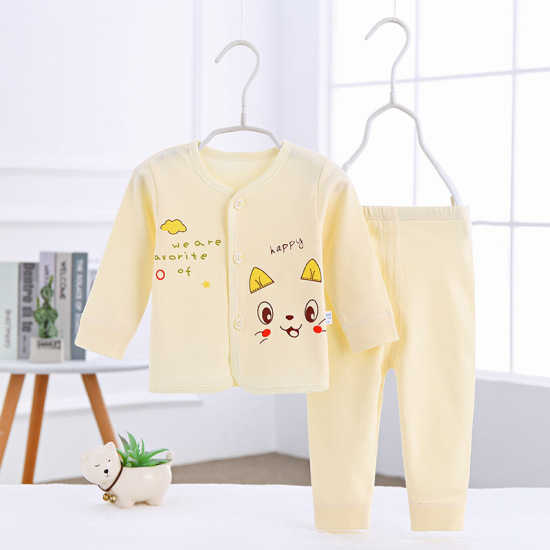 Bộ dài tay thu đông cotton cho bé sơ sinh 3-9kg hàng đẹp xuất nhật - ảnh sản phẩm 3