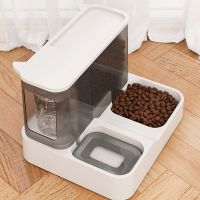 Large Capacity Cat Automatic Feeder Water Dispenser Wet And Dry Separation Dog Food Container Drinking Water Bowl Pet Supplies