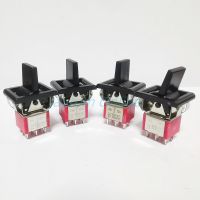 2pcs Locking Toggle Switch AC 250V/3A 125V/5A SPDT 6Pin 2 3Positions ON OFF ON Momentary Toggle Switch T80-R Snap-in Panel Mount