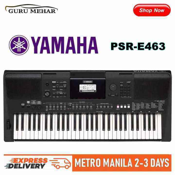 Yamaha PSRE463 PORTABLE KEYBOARD WITH ORIGINAL POWER SUPPLY PA150B