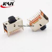 ℗ 20PCS SS-62D02 6P2T Six pole double throw 2 position slide switch 18 pin DIP type with 4 fixed pin handle heights