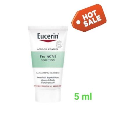 Eucerin Pro Acne Solution A.I. Clearing Treatment 5มล ขนาดทดลอง ยูเซอรีน ทรีทเม้นท์จัดการหัวสิว