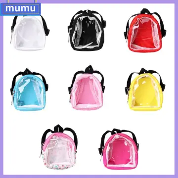 Cute Mini Doll School Bag New Fashion Doll Bag Cute Mini Backpack Rucksack  Travel Case Keychain Mini Doll Backpack Dollhouse Toy