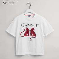 เสื้อแฟชั่น  เสื้อยืดแขนสั้น พิมพ์ลาย GANT Gantt แฟชั่นฤดูใบไม้ผลิ และปีใหม่ สําหรับผู้หญิง | 4200222