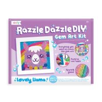 Razzle Dazzle DIY Gem Art Kit  ลาย Lovely Llama ชุดประดิษฐ์ติดเพชร อุปกรณ์พร้อมในตัว ยี่ห้อ ooly นำเข้าจากอเมริกา