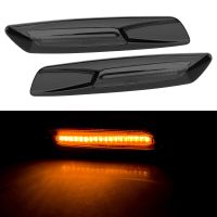 1 pair For BMW 1 3 5 Series E60 E61 E81 E82 E87 E88 E90 E91 E92 E93 Car Amber LED Side Marker Lights Front Side Blinker Lights Ceiling Lights