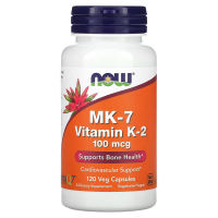 NOW Foods MK-7 Vitamin K-2 100 mcg 120 Veg Capsules