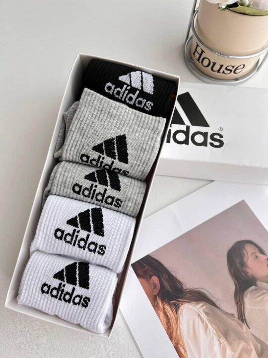 ถุงเท้า-adidas-เซต-5-คู่-3-สี